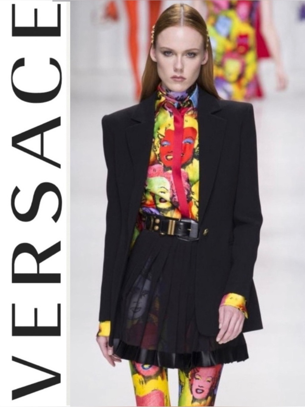 Versace 2018 Tribute “Pop Art SS 1991” Blazer